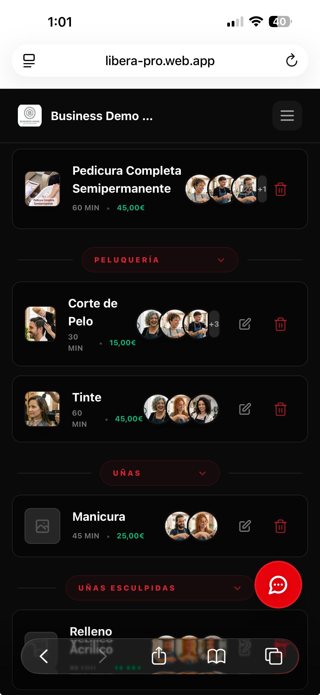 Gestión de Servicios Libera Pro